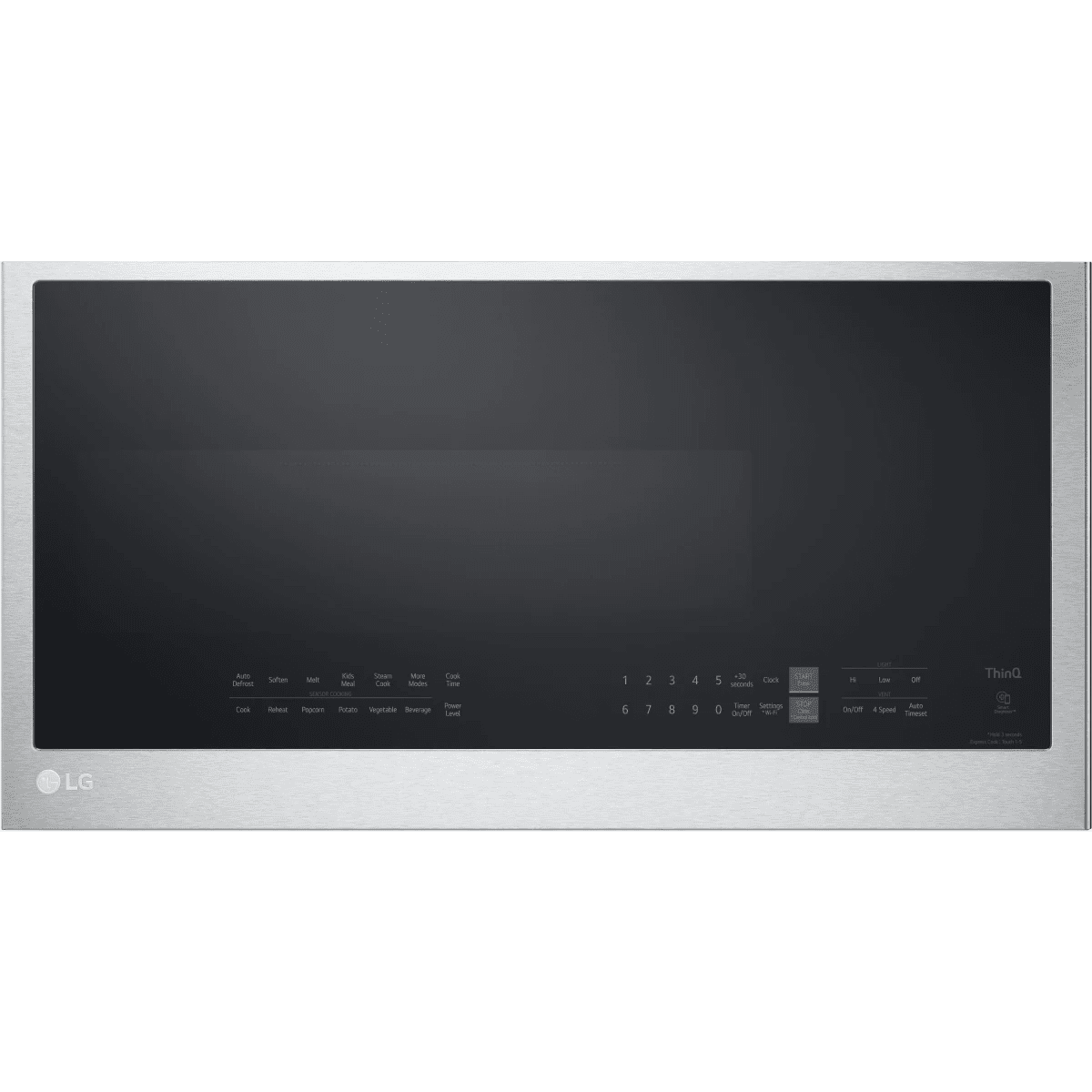 LG MVEL2033F USED 30" Over‑the‑Range Smart Microwave 2.0 Cu. Ft. Stainless Steel