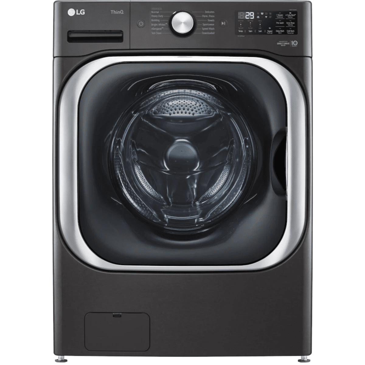 LG WM8900HBA USED 29" TurboWash Front Load Washer 5.2 Cu. Ft. Black Stainless