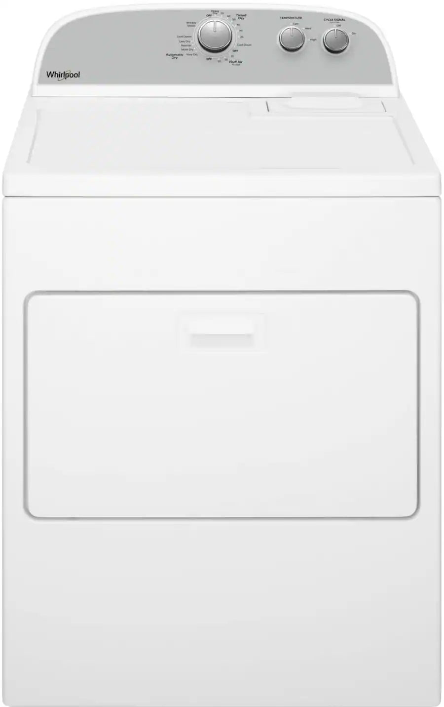 Whirlpool WED4950HW 7.0 cu. ft. Top Load Electric Dryer with AutoDry™ Drying System