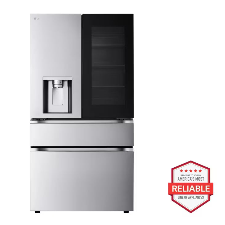 LG LF29S8250S 29 cu. ft. Smart InstaView® Standard-Depth MAX™ 4-Door French Door Refrigerator with Full-Convert Drawer™