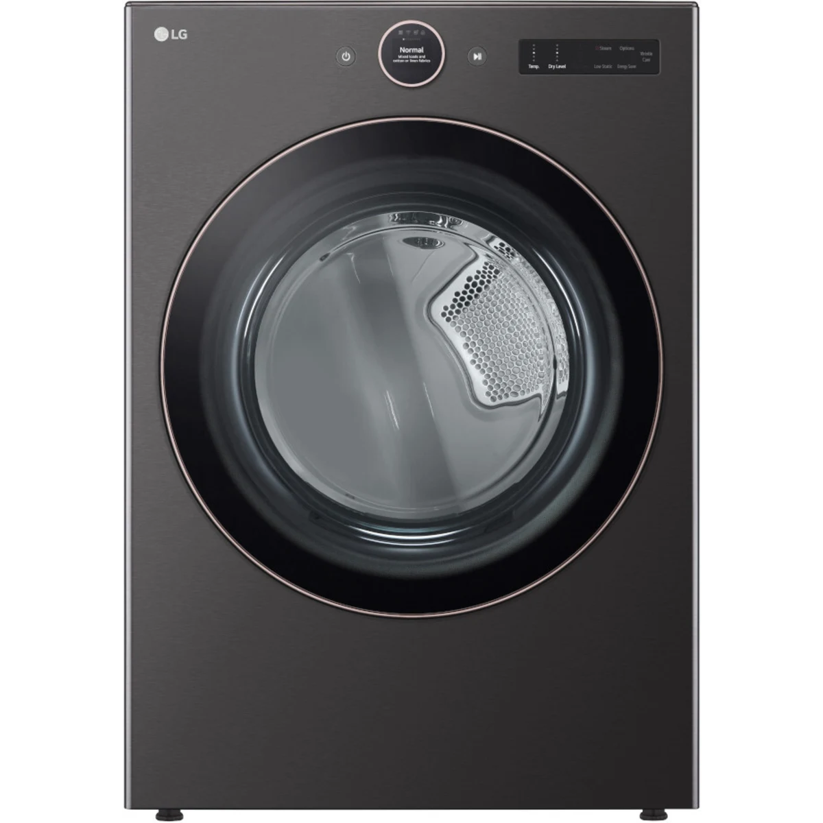 LG DLEX6500B 7.4 cu. ft. Smart Front Load Electric Dryer with AI Sensor Dry & TurboSteam™ Technology