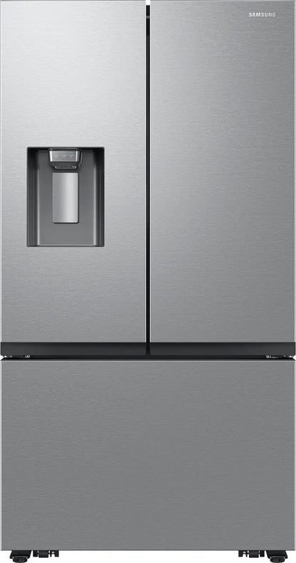 Samsung RF27CG5B10SR 36 in. Wide 26 cu. ft. Mega Capacity Counter Depth 3-Door French Door Refrigerator with External Water and Ice Dispenser