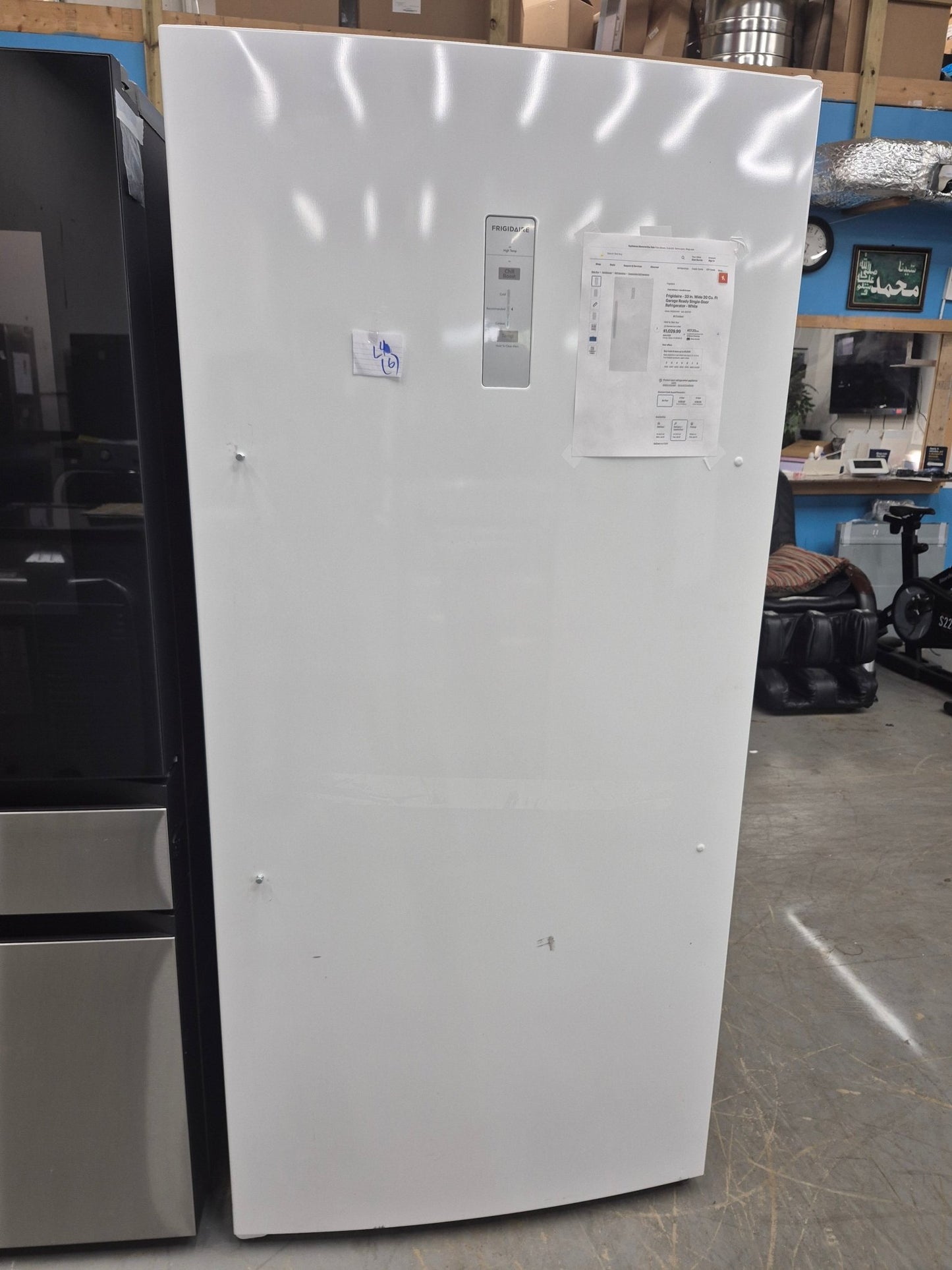 Frigidaire FRAE2024AWC 20.0 cu. ft. Garage Ready Single-Door Refrigerator