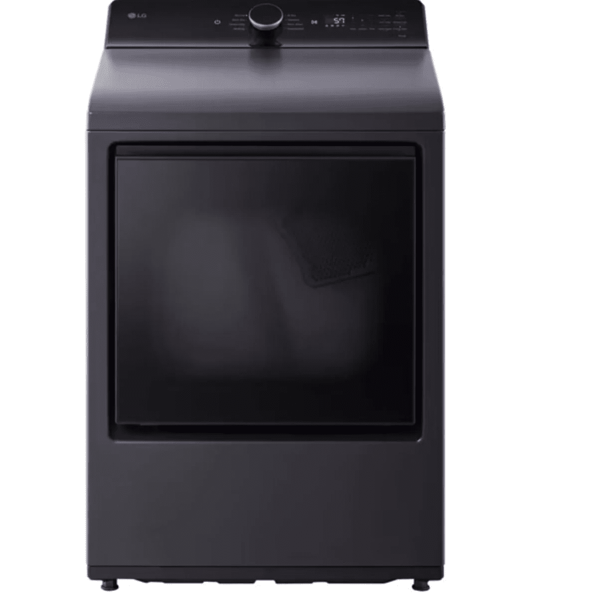 LG DLE8400BE 7.3 cu. ft. Ultra Large Capacity Rear Control Electric Dryer with LG EasyLoad™ Door and AI Sensing