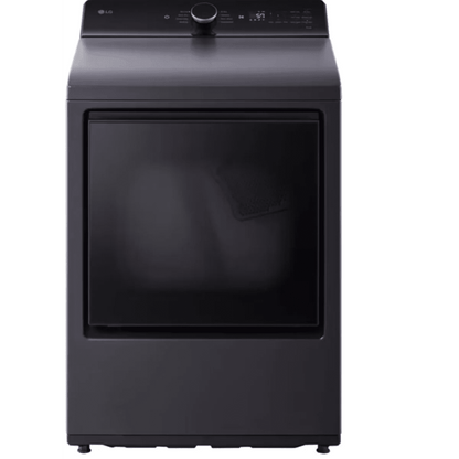 LG DLE8400BE 7.3 cu. ft. Ultra Large Capacity Rear Control Electric Dryer with LG EasyLoad™ Door and AI Sensing