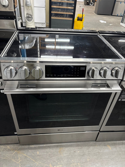 LG LSEL6335XE 6.3 cu. ft. Smart Slide-In Electric Range with InstaView®, ProBake Convection® and Air Fry