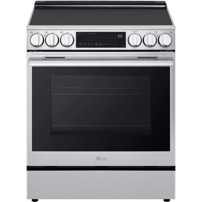 LG LSEL6335XE 6.3 cu. ft. Smart Slide-In Electric Range with InstaView®, ProBake Convection® and Air Fry