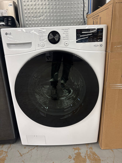 LG WM4080HWA NEW 27" Smart Front Load Washer — 4.5 Cu. Ft., TurboWash® 360°, AI DD®