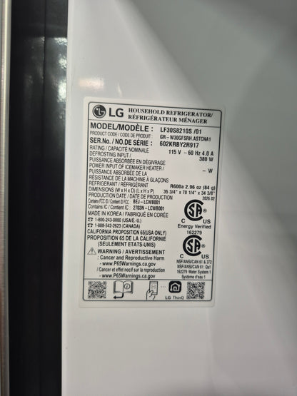 Samsung LF30S8210S Bespoke 23 cu. ft. Counter Depth 4-Door French Door Smart Refrigerator with Beverage Center