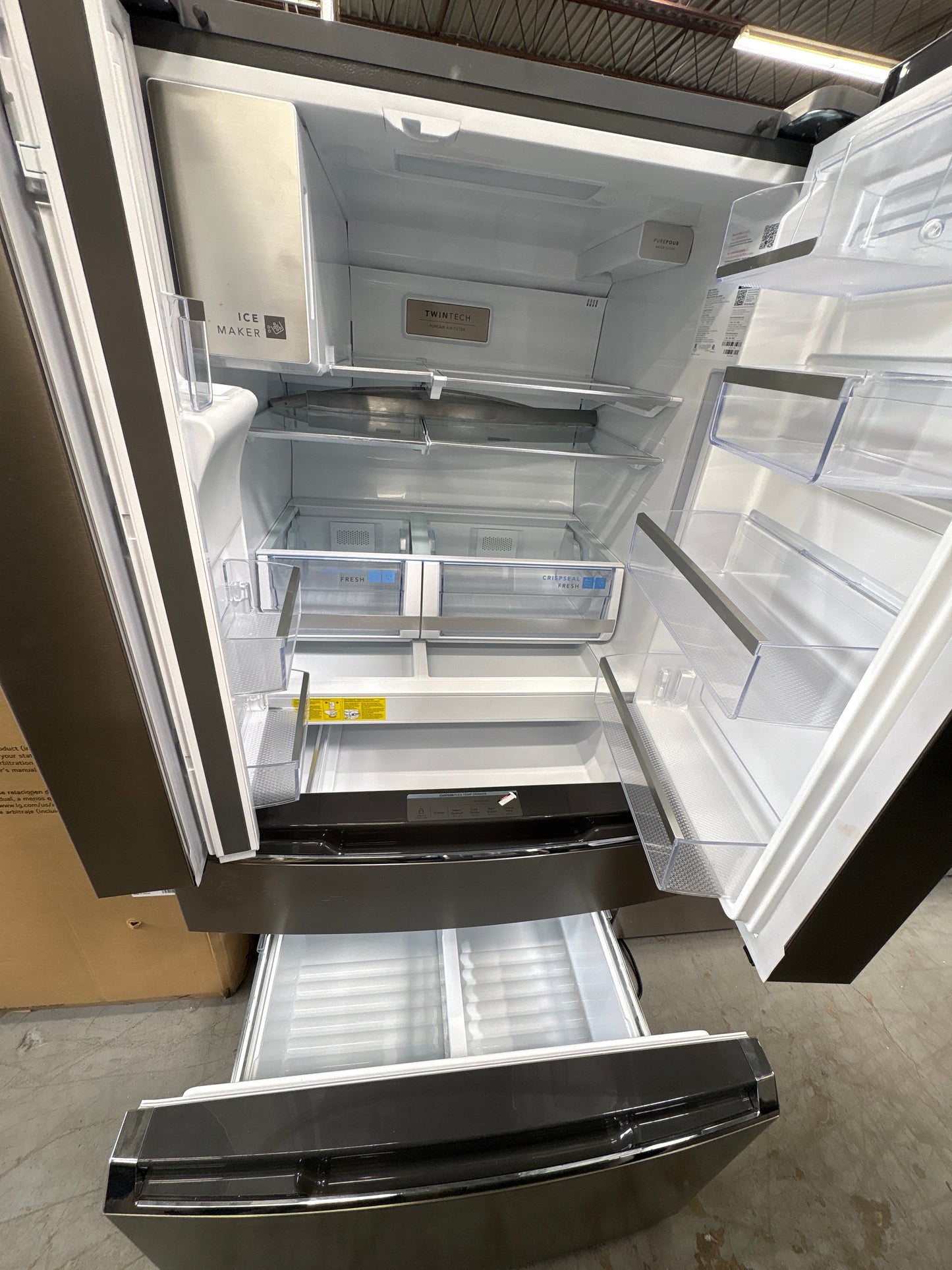 Frigidaire GRMS2773AF Gallery 26.3 cu. ft. Standard-Depth 4-Door French Door Refrigerator