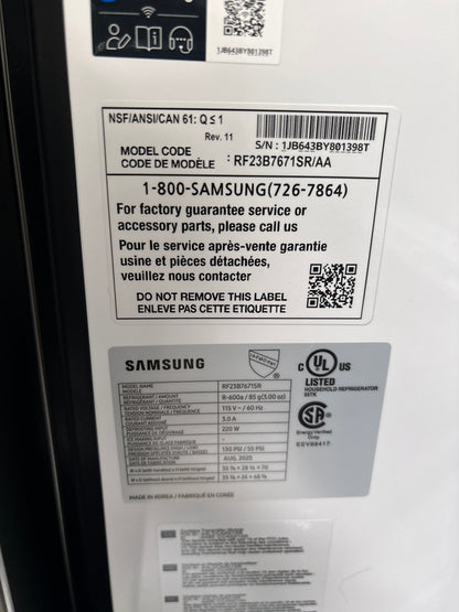 Samsung RF23B7671SR 23 cu. ft. Counter Depth 4-Door French Door