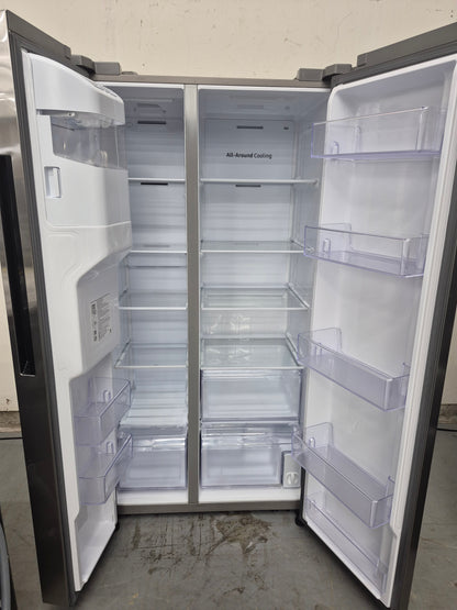 Samsung RS22T5201SR 22 cu. ft. Counter Depth Side-by-Side Refrigerator with Ice Maker