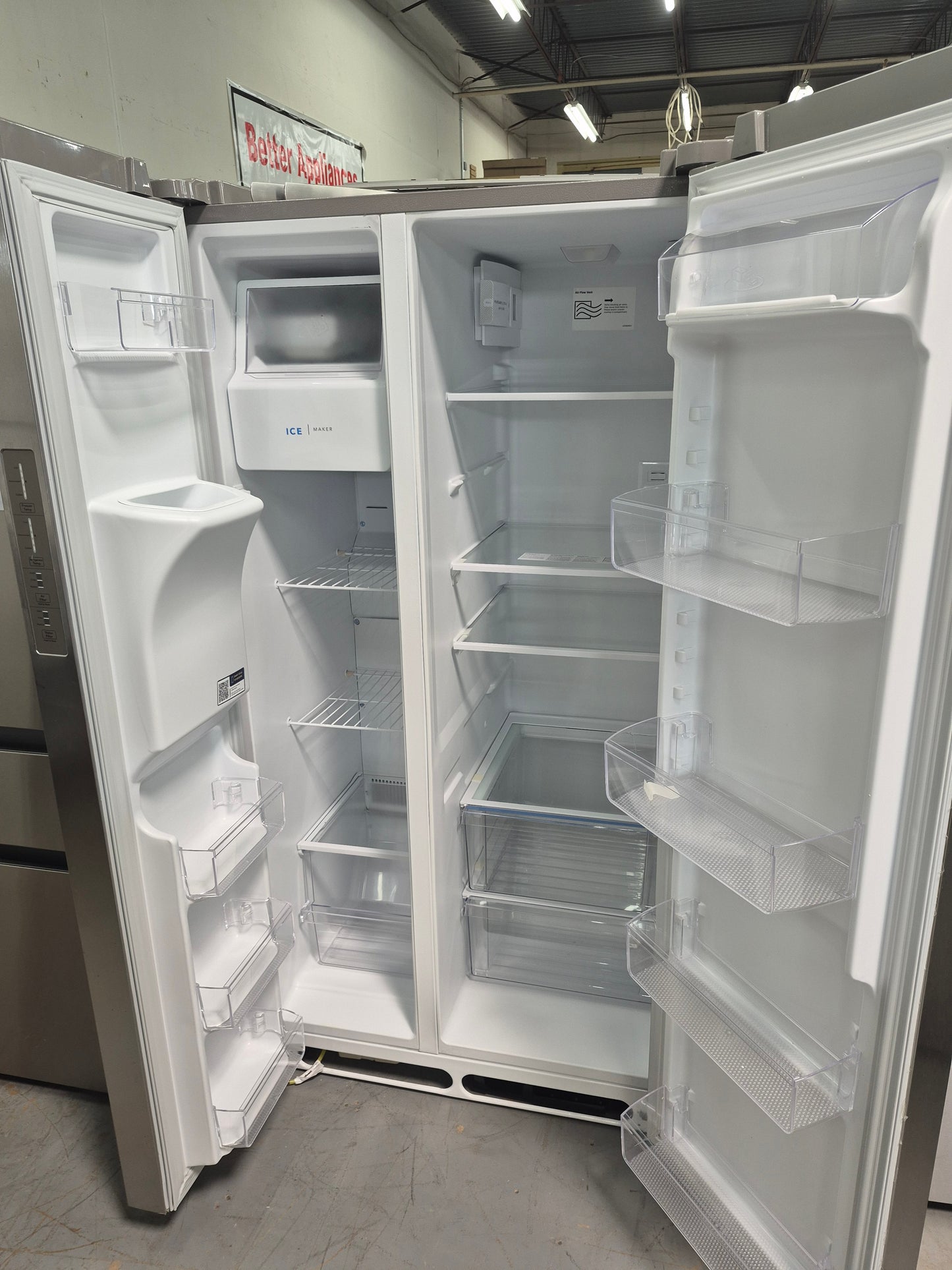 Frigidaire FRSS2623ASM 26 cu. ft. Standard-Depth Side-by-Side Refrigerator