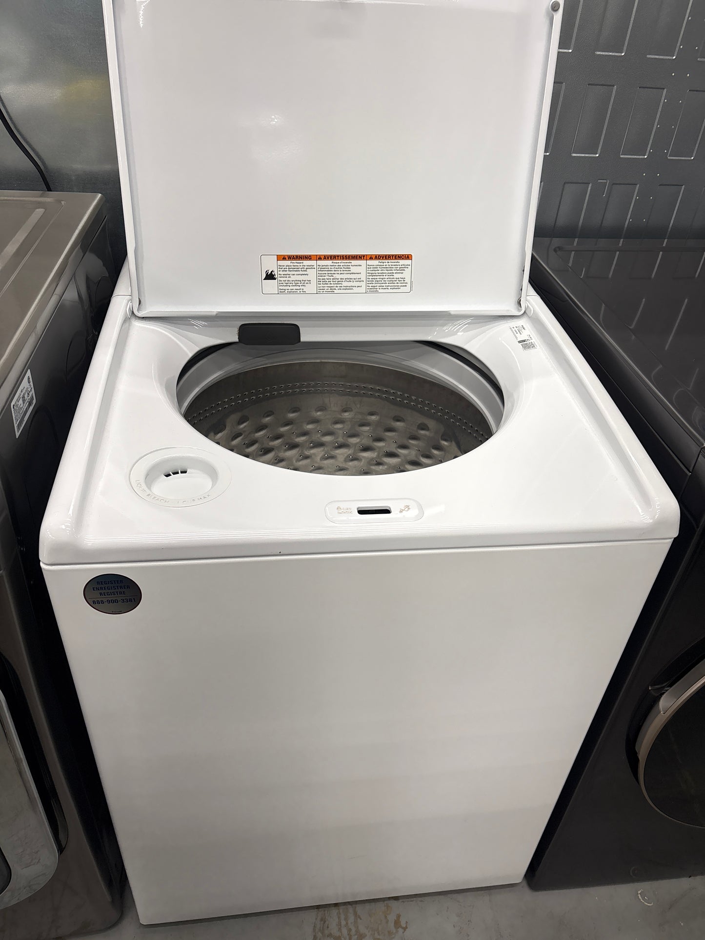 Whirlpool WTW5010LW 4.6 cu. ft. Top Load Impeller Washer with Built-In Faucet