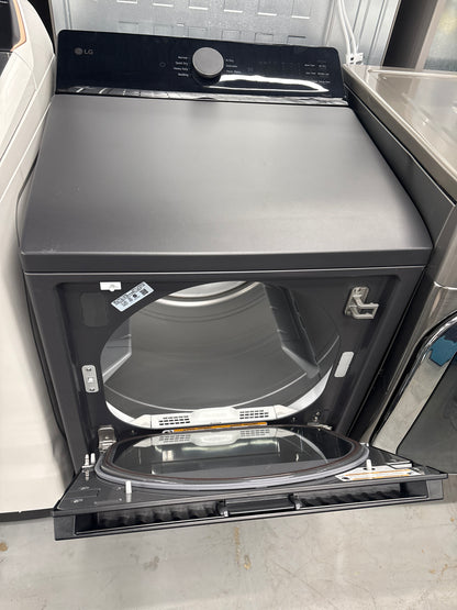 LG DLE8400BE 7.3 cu. ft. Ultra Large Capacity Rear Control Electric Dryer with LG EasyLoad™ Door and AI Sensing