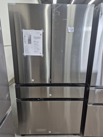 Samsung Bespoke 23 cu. ft. Counter Depth 4-Door French Door Smart Refrigerator with Beverage Center