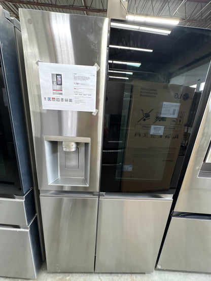 LG 27 LRSCS2706S cu. ft. Side-By-Side InstaView Refrigerator with Craft Ice