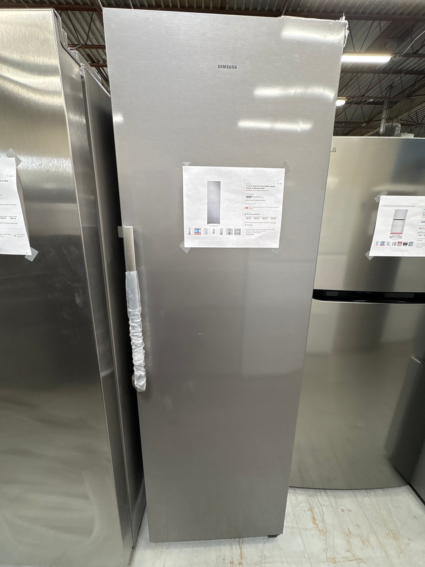 Samsung 11.4 cu. ft. Convertible Upright Freezer/Refrigerator