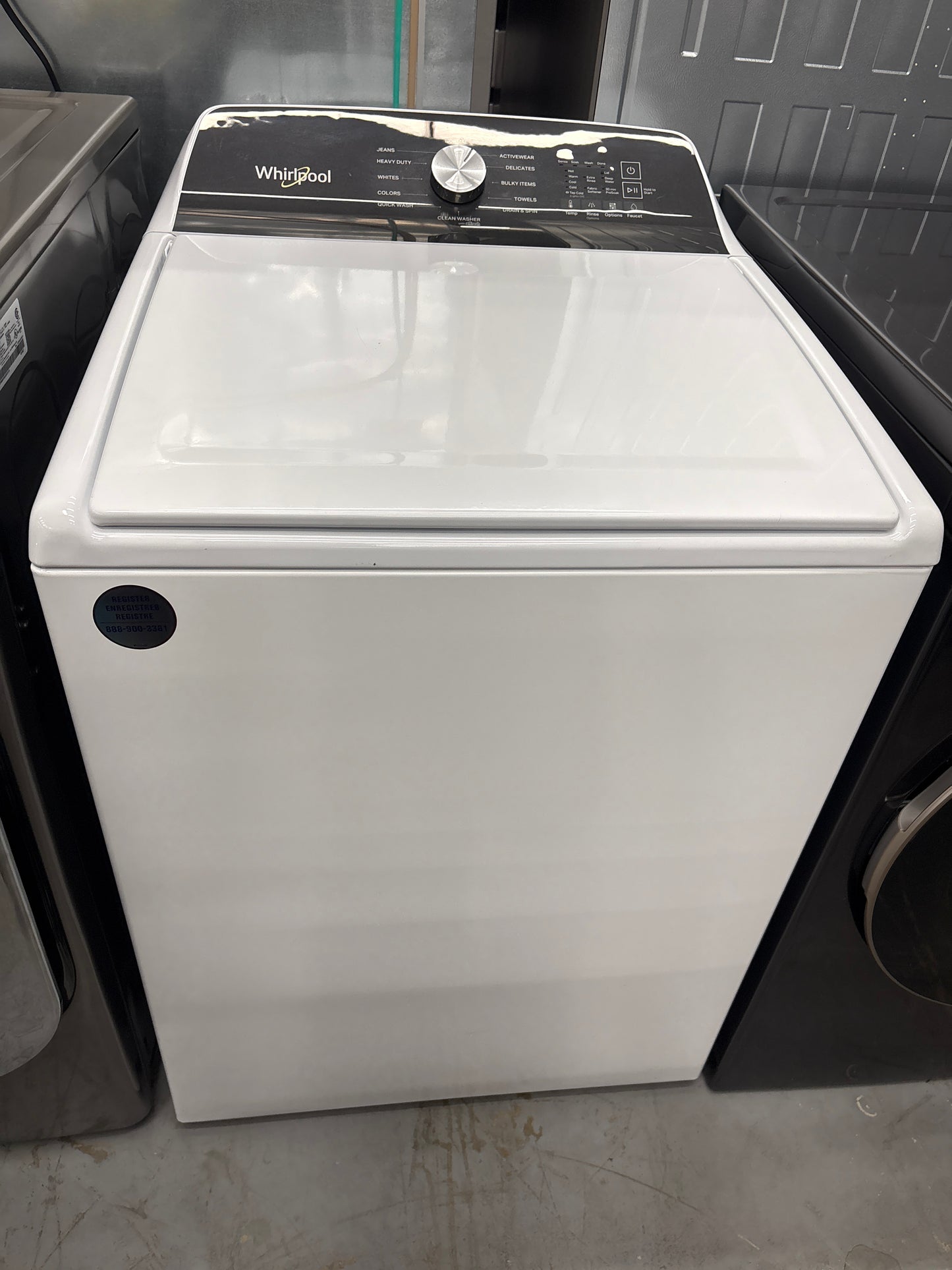 Whirlpool WTW5010LW 4.6 cu. ft. Top Load Impeller Washer with Built-In Faucet