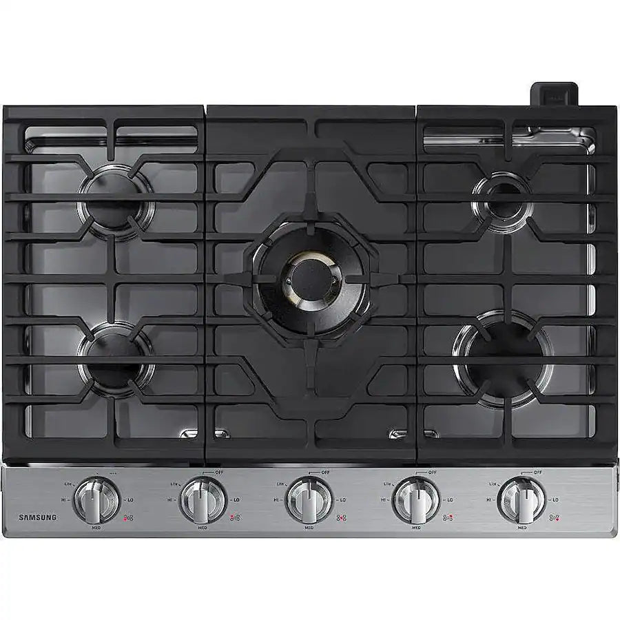 Samsung NA30N7755TS 30" Smart Gas Cooktop with 22K BTU Dual Power Burner
