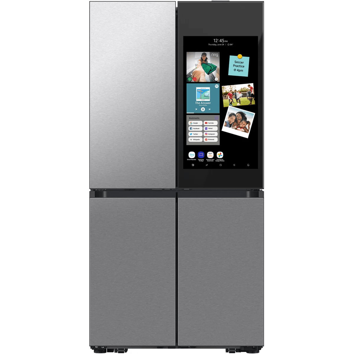 Samsung Bespoke AI RF29DB9900QD NEW In Box 36" 4‑Door Flex Refrigerator — 29 Cu. Ft., Family Hub+, Vision Inside, Stainless Steel