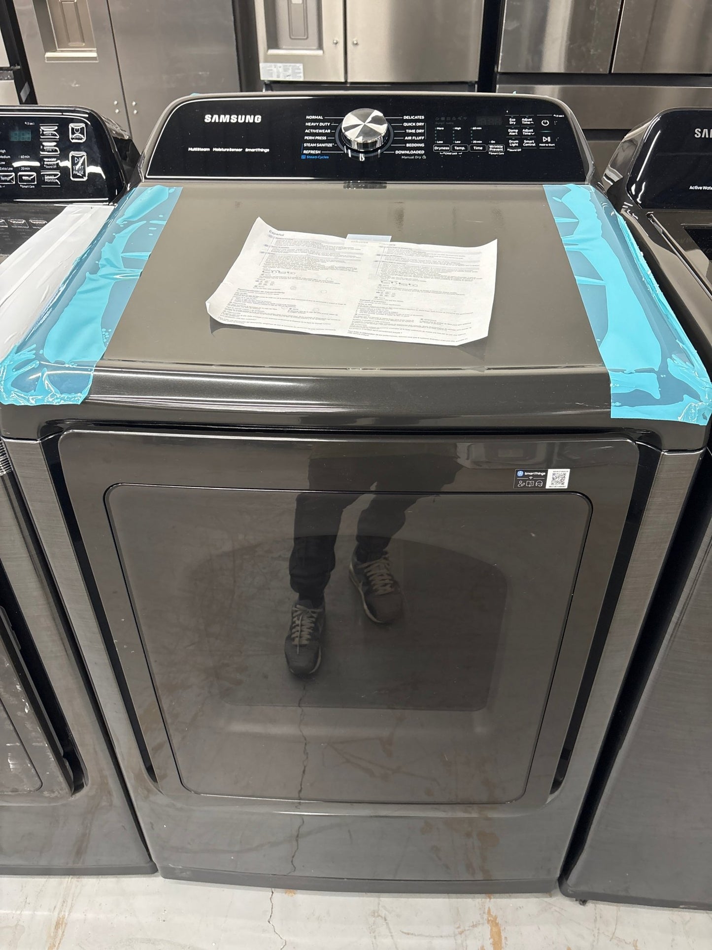 Samsung DVE55CG7100V 7.4 cu. ft. Smart Electric Dryer with Steam Sanitize+