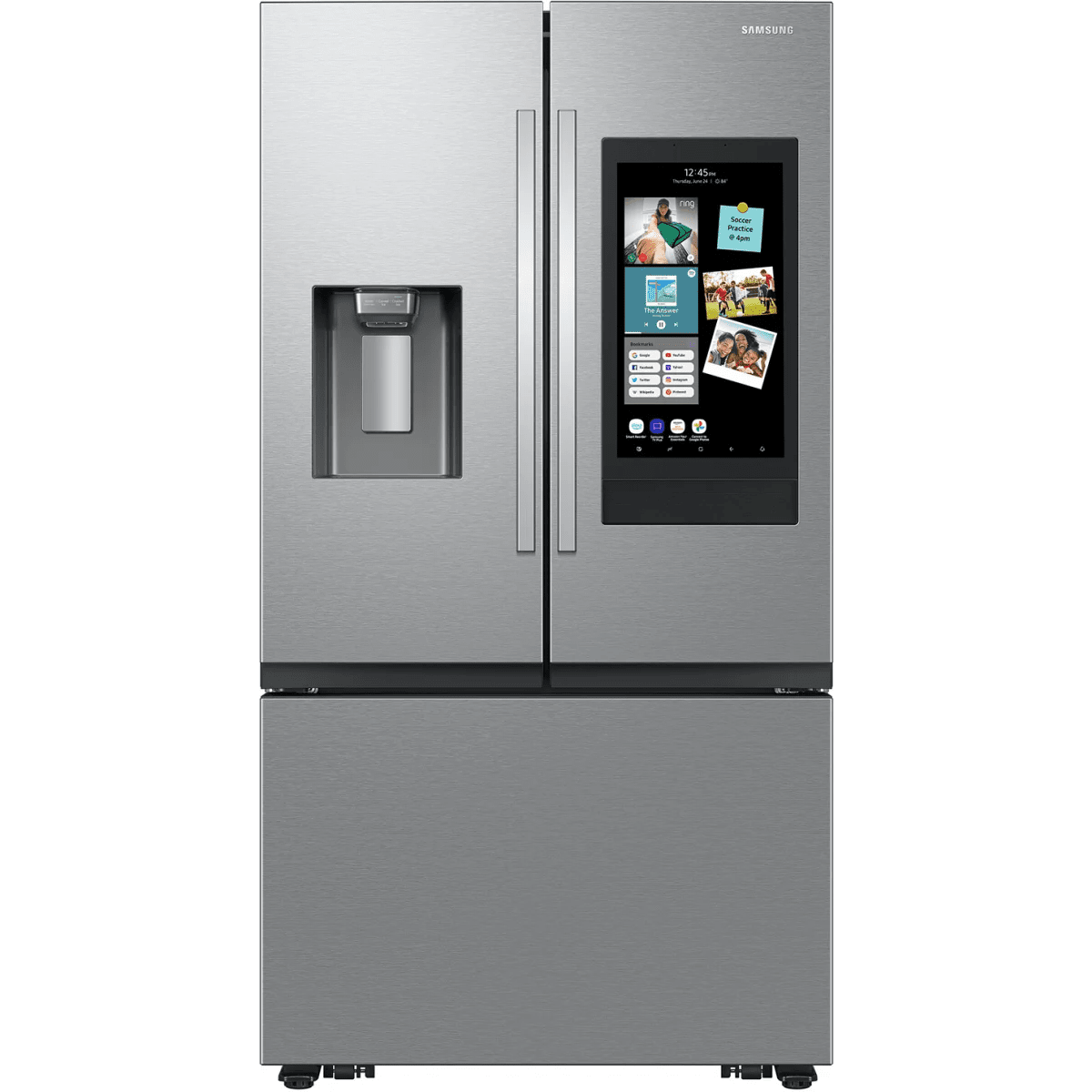 Samsung RF32CG5900SR NEW 36" Smart French Door Refrigerator — 30 Cu. Ft., Family Hub™, Dual Ice Maker, Stainless Steel