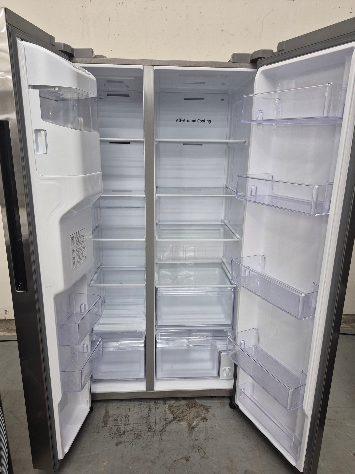Samsung RS22T5201SR 22 cu. ft. Counter Depth Side-by-Side Refrigerator with Ice Maker