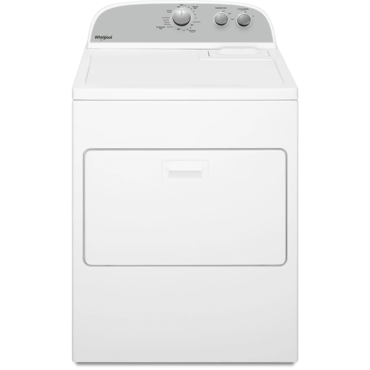 Whirlpool WED4950HW 7.0 cu. ft. Top Load Electric Dryer with AutoDry™ Drying System