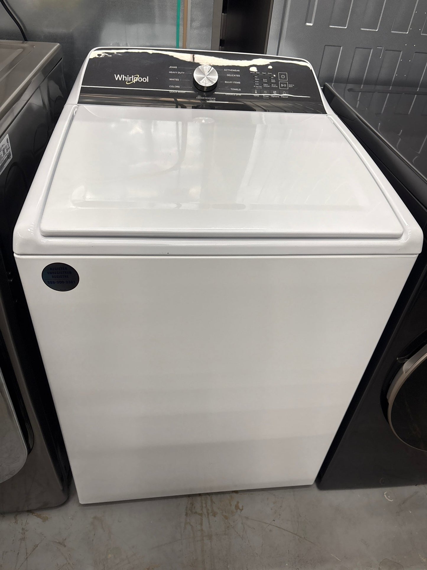 Whirlpool WTW5010LW 4.6 cu. ft. Top Load Impeller Washer with Built-In Faucet