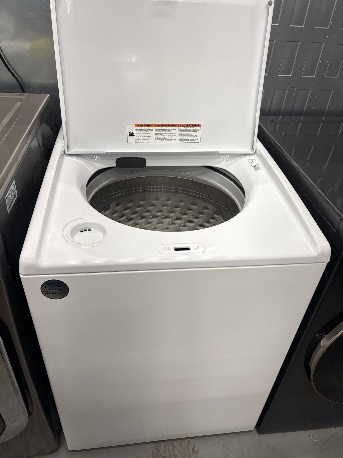 Whirlpool WTW5010LW 4.6 cu. ft. Top Load Impeller Washer with Built-In Faucet