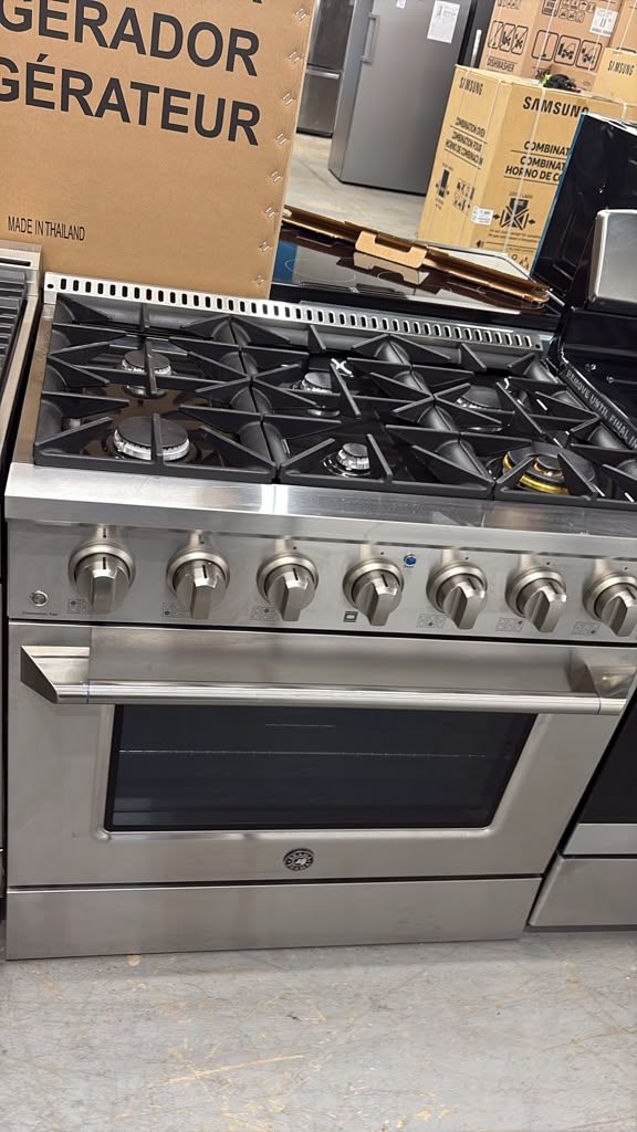 BR36SSGG Gas Range, Stainless photo 2