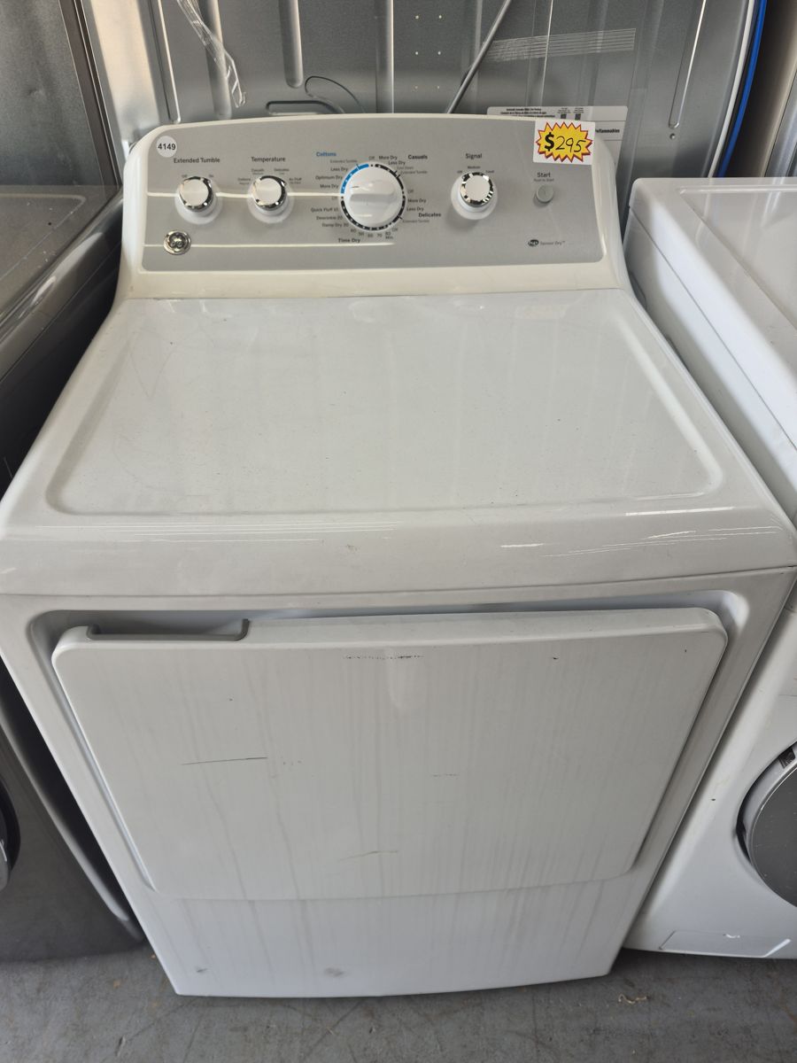 GE GTD45EASJ2WS Dryers
