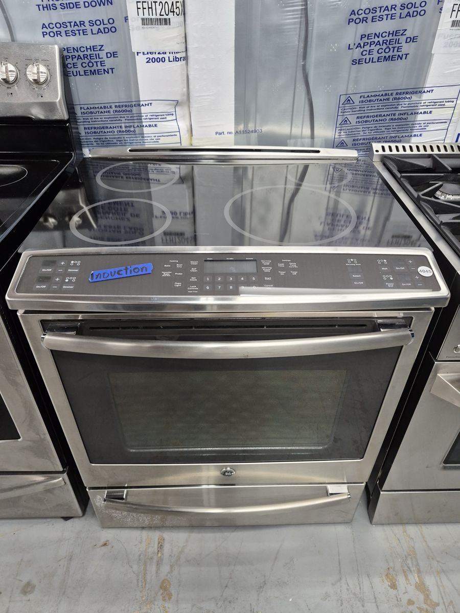 GE PHS920SF 30″ Electric Slide-In Range, Stainless