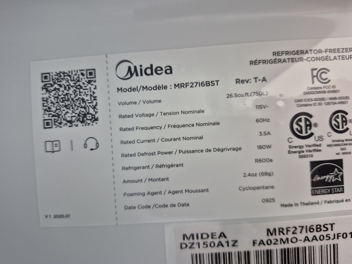 Midea MRF27I6BST 36″ French Door Refrigerator photo 4