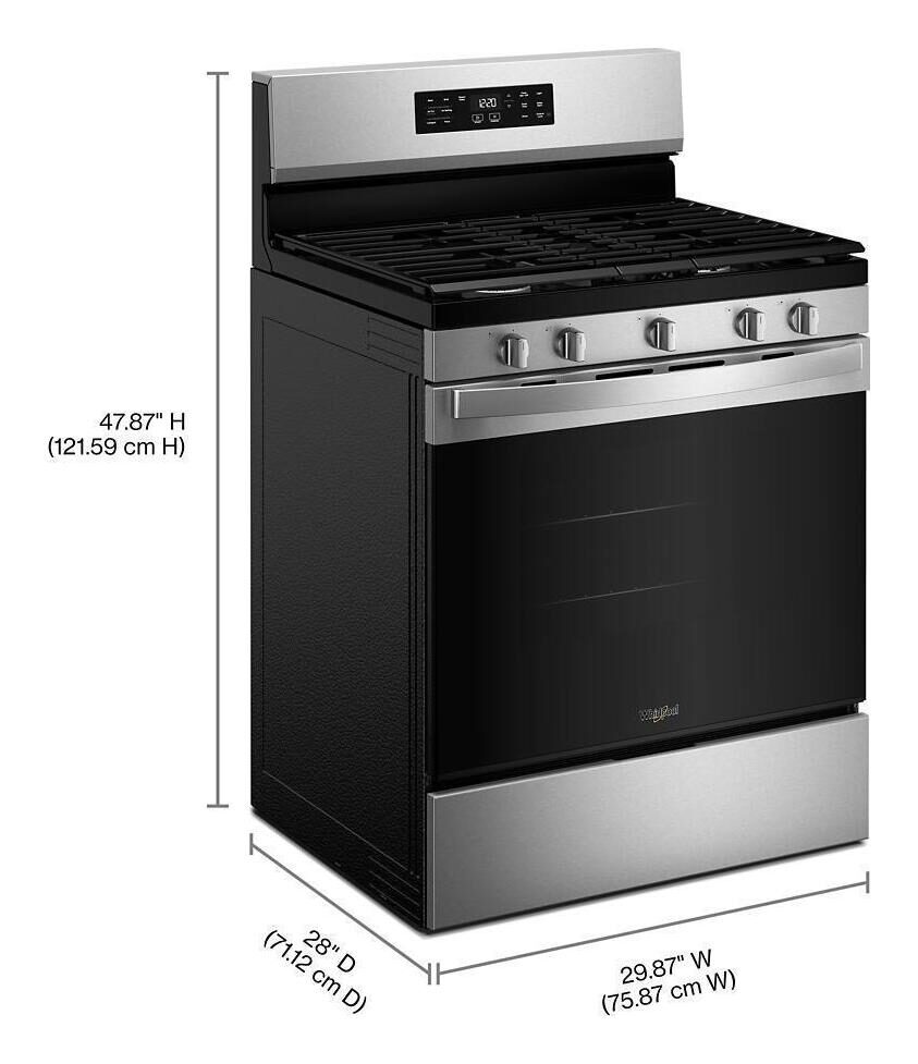 Whirlpool WFGS4530SS Ranges